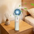 thumbnail image 4 of shyuyusa High Speed Powerful Handheld Fan, Long Lasting Rechargeable Outdoor Fan, 4 of 5