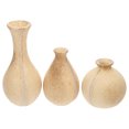 thumbnail image 2 of Pungan Wood Vase Unfinished Wooden Flower Vases DIY Craft Accessories (3pcs),6.5"X2.56"X2.56", 2 of 10