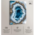 thumbnail image 2 of Gilded Geode Eye II Canvas Blue Geode Wall Art by Art Remedy, Gallery Wrapped, 24 x 36, 2 of 7