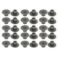 thumbnail image 1 of Unique Bargains Base Ronde en Acier au Carbone M8x10mm Insert de Trou de Traverse Écrou 30 Pcs, 1 of 3