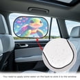 thumbnail image 3 of KUIFORTI 2 Pcs Car Window Shades for Side Window, Turtle Front Window Sun Visor Foldable Reflective Sun Shield for Car Windows Blocks UV Rays Protector, 3 of 6
