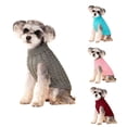 thumbnail image 2 of Ropa de invierno para mascotas, suéter informal de lana tejida de color sólido, grueso y cálido, 2 of 5