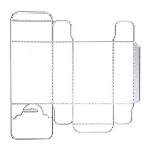 3D Hook Candy Gift Box Metal Cutting Dies Stencil DIY Embossing Paper Template