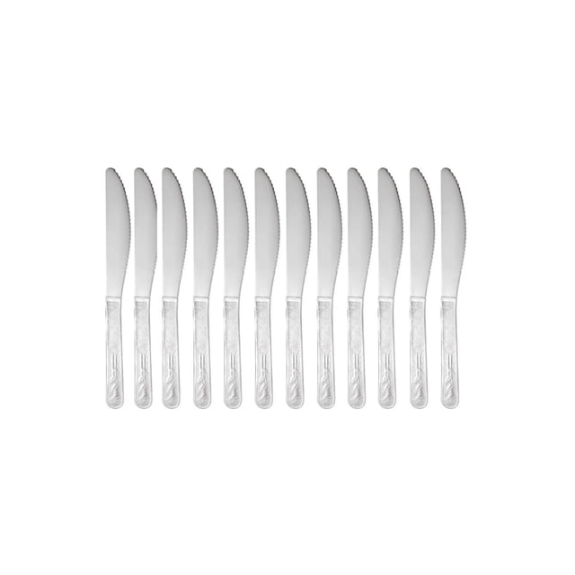 Cuchillos De Mesa Moven Maya De Acero Inoxidable 12 Piezas