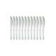 thumbnail image 1 of Cuchillos De Mesa Moven Maya De Acero Inoxidable 12 Piezas, 1 of 6