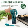 thumbnail image 5 of Larder and Vine 12 Piece Cooking Utensils Set | Nonstick, Non Toxic, BPA Free Silicone, 5 of 7