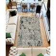 thumbnail image 4 of Modern Vintage Look Boho 2x7 Runner Transitional Area Rug Shiny Vibrant Carpet High Low Pile Rug For Living Room, 4 of 10