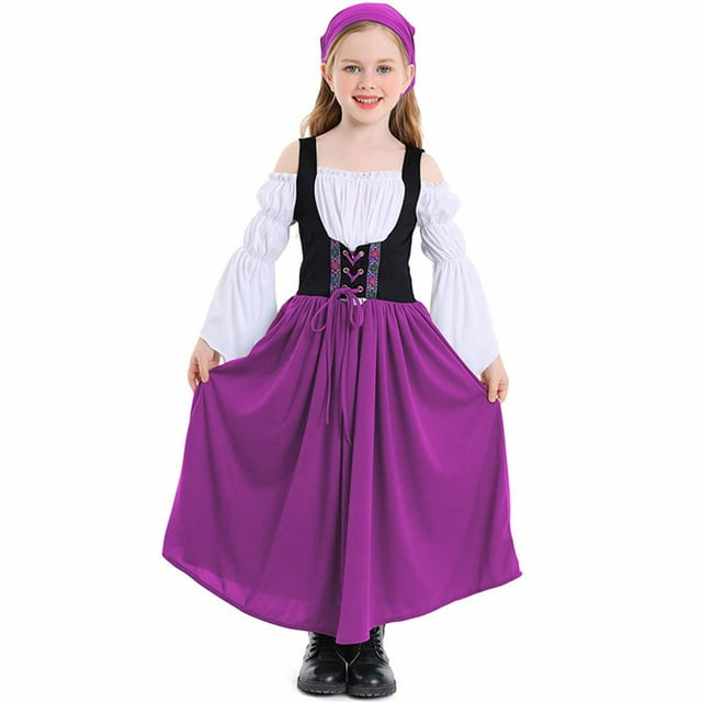 RXIRUCGD Robe Cheville à Manches Longues et Col Rond Unie pour Femme, Violet, Taille : S