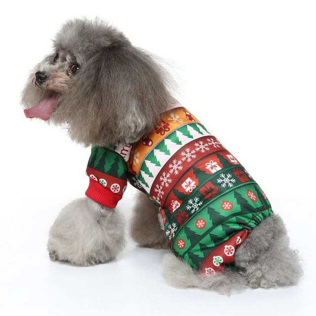 PENGXIANG Halloween Chien Combinaison Pet Pyjama Chiot Vêtements Hiver
