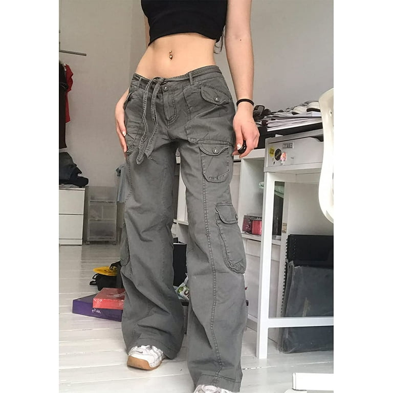Vintage baggy cargo jeans with pockets
