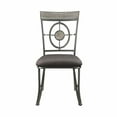 thumbnail image 3 of Acme Furniture 73187 73187 Side Chair (Set-2) - Fabric & Gunmetal, 3 of 3