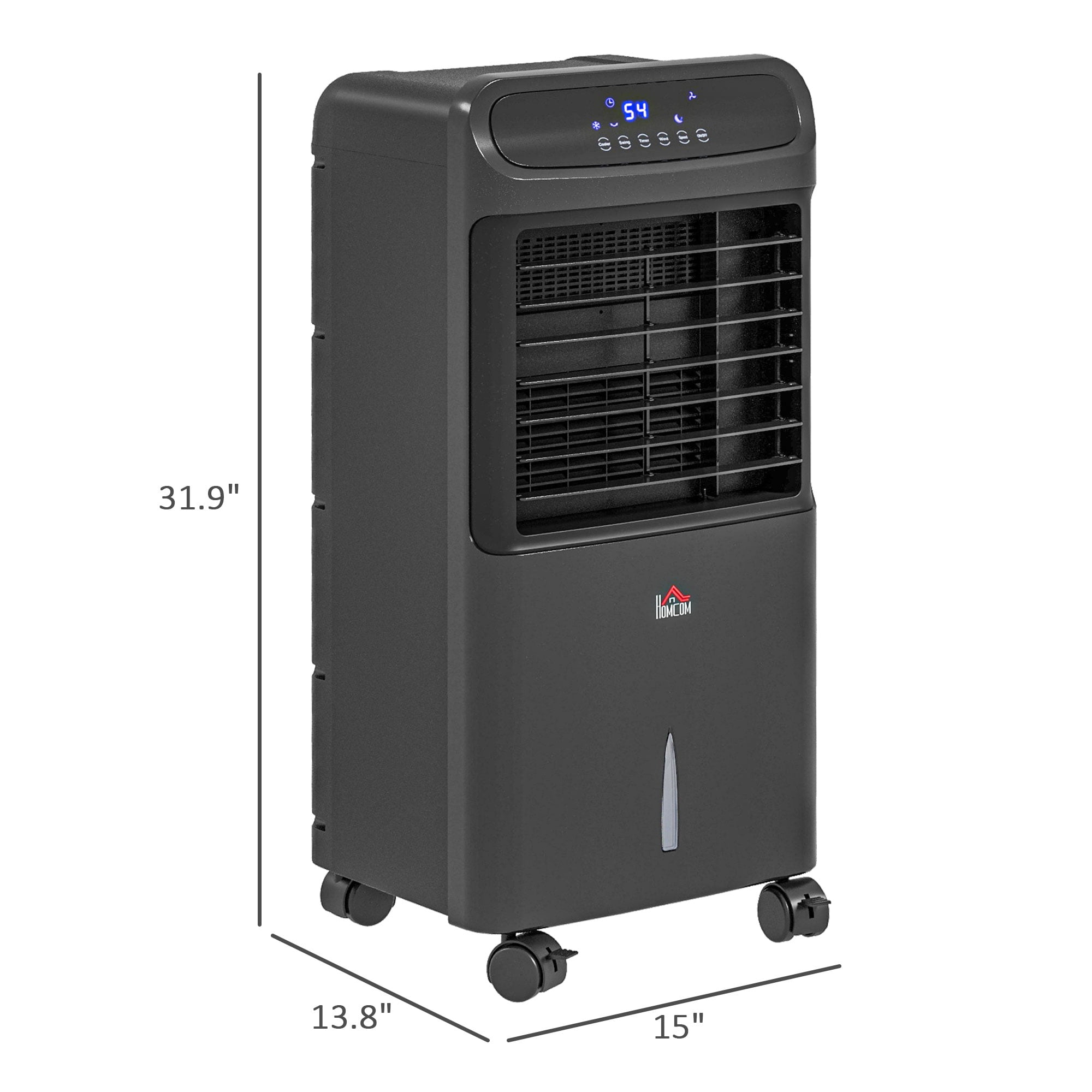 Swamp Cooler Air Conditioner, 3-In-1 Ice Cooling Fan with 3.2 Gal Water Tank,60° Oscillating,3 Modes, 3 Speeds, 12H Timer, Remote,Quiet Evaporative Air Cooler for Bedroom Office