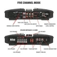 BOSS Audio Systems PV3700 5 Phantom Series Car Audio Amplifier 3700