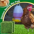 thumbnail image 4 of Clearance! Chicken Nesting Pads Lightweight Reusable Artificial Carpet Synthetic Mat Nest Box for Laying Eggs, 4 of 5