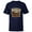 Navy, variant on Star Wars The Mandalorian Season 3 Grogu I’m With Mando - Short Sleeve T-Shirt for Kids - Customized-White