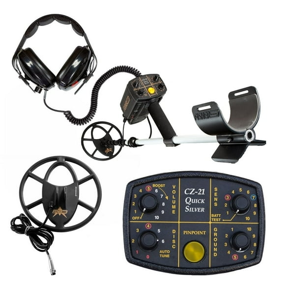 Fisher CZ-21 Metal Detector With 10.5" Concentric Waterproof Search Coil