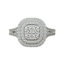 CILENON Rings For Women Rhinestone Rings Halloween Costumes For Women Gold Rings (Silver,9)