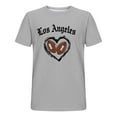 thumbnail image 4 of UVEASISHA Football Graphic Tees for Men Big and Tall Crewneck Short Sleeve T-Shirts Game Day Casual Slim Fit Workout Shirt Gray XL, 4 of 6