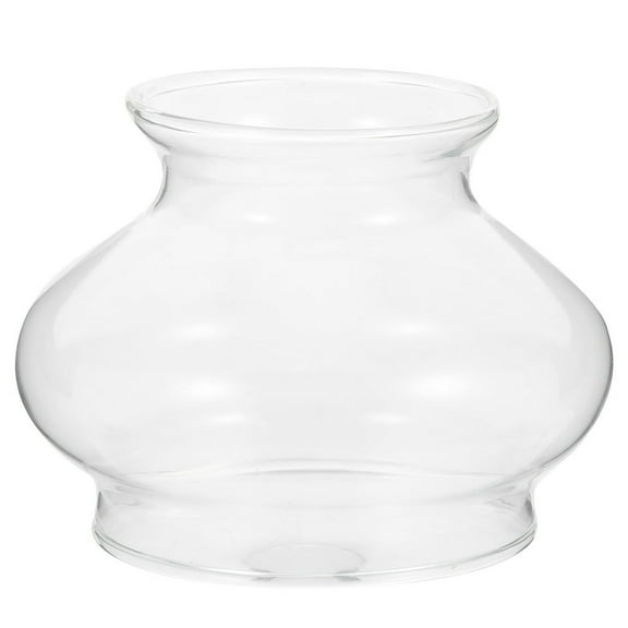 QUTETN Lamp Shade Glass Chimney Oil Kerosene Cover Candle Light Globes Clear Replacement Globe Lantern Tube Lampshade Shades