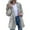 Grey, variant on Women's Trench Coat Waterproof Windbreaker With Hood Lined Jacket For Travel And Everyday Fashion