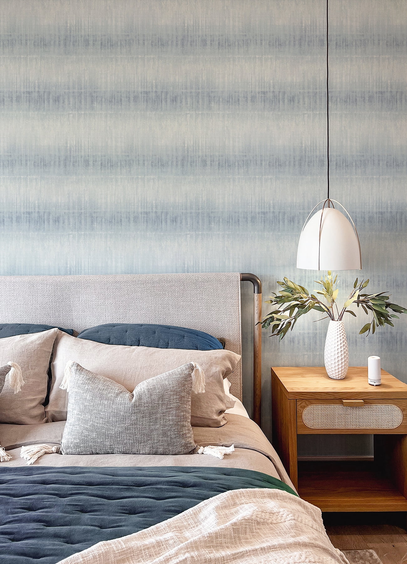InHome Sanctuary Blue Peel & Stick Wallpaper