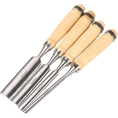 

4pcs Art Artist Carpenter Woodcut Wood Carving Gouge Woodworking Sculpture Chisel Wood Carve Chip Carpentry Mortise Craft