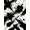 Black, Pattern 1, variant on ODIKA 4'x6' Machine Washable Non-Slip Area Rug, Abstract Black High Traffic Rug, Black, 1249608