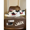 thumbnail image 2 of Jo r-dan Jumpman Jack Travis Scott "University Red" FZ8117-101 - Sz 6, 2 of 6