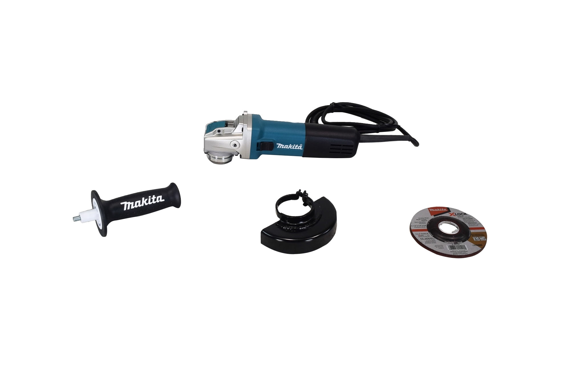 Open Box Makita GA4570 7.5Ah Corded 4.5" Angle Grinder with AC/DC Switch