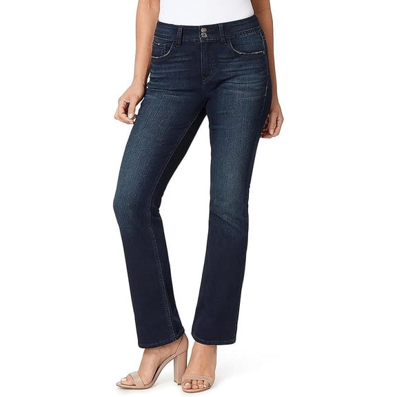 Angels Forever Young Women's Curvy Bootcut Jeans