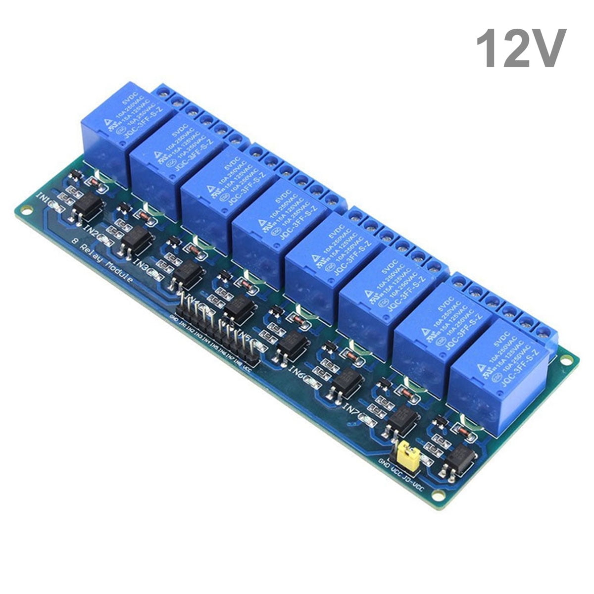 Details about / 5V 8 Channel Relay Module Board for Arduino PIC AVR MCU DSP ARM Electronic