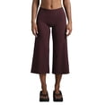 thumbnail image 3 of Tanghaowl Women's Pants, Women Casual Capri Pants High Waist Straight Leg Lifting Workout Yoga Stretchy Wide Trousers for Gym Running XL, 3 of 9