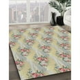 thumbnail image 2 of Ahgly Company Indoor Square Patterned Dark Almond Brown Novelty Area Rugs, 5' Square, 2 of 6