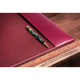 thumbnail image 3 of Dacasso Cuir Bordeaux 30" x 18" Coussin de Bureau, 3 of 5