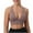 Brown Bras for Women, variant on SMihono Trendy Womens Deep V-Neck Longline Sports Bra, Strappy Criss Cross Padded Cups Adjustable Spaghetti Straps Workout Yoga Crop Top Black 6