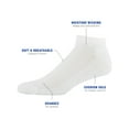 thumbnail image 4 of Gildan Adult Men's Performance Cotton moveFX Lowcut Casual Socks, OS One Size, 12-pack, 4 of 5