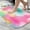 White-1124, variant on Ultra Soft Absorbent Bath Mat 20x31.5 Inch Fluid Smoke Aurora Art Style, Aurora Print
