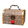 thumbnail image 1 of Caja de madera con forma de alcancía para niños, caja fuerte, 1 of 1
