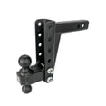 thumbnail image 1 of Bulletproof Hitches Trailer Hitch Ball Mount MD206 For 2 Inch Receiver; Lockable Lock Sold Separate; 14000 Pound Gross Trailer Weight; Adjustable 6 Inch Drop/6 Inch Rise; Non Swivel; Non-Extendable, 1 of 17