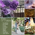 thumbnail image 6 of Giant Artificial Flower, 4.6ft Large EVA Flower Backdrop Decorations for Wedding Birthday Party Photography Shop Window Home Decor Props, Purple, 6 of 6