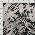 thumbnail image 3 of oneOone Cotton Silk Dusty Gray Fabric Leaves Quilting Supplies Print Sewing Fabric By The Yard 42 Inch Wide, 3 of 6