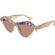 thumbnail image 1 of Fashion Cat Eye Diamond Sunglasses Women Retro Vintage Cateye Plastic Frame B2302, 1 of 5