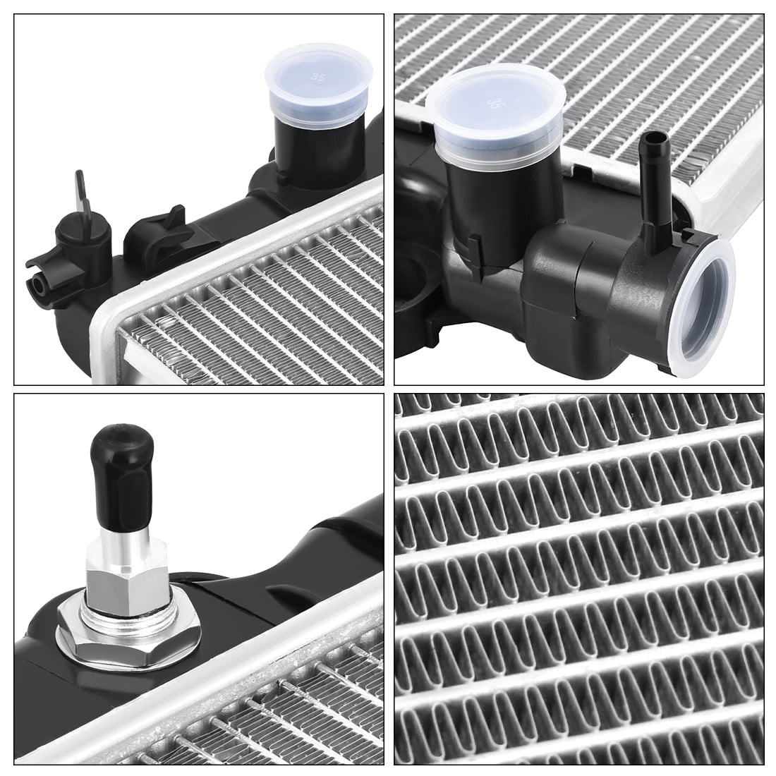 LEDKINGDOMUS Radiator for 2016-2021 Toyota Tacoma 2.7L/3.5L V6/L4 | Direct Fit Replacement, Leak-Resistant Design