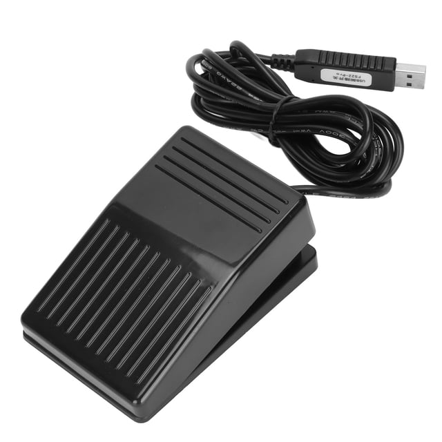 Pedal De Interruptor De Pie único, Pedal De Interruptor De Pie USB Material ABS Pedal Ancho Multifuncional Diseño Ergonómico Para Photobooth
