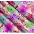 thumbnail image 3 of Soimoi Cotton Cambric Fabric Flower Watercolor Print Fabric by Yard 56 Inch Wide, 3 of 7