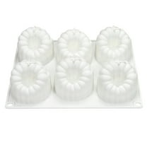 Silicone Dessert Mold 6 Cavity, Raspberry Pattern, Chocolate Mousse & Cake Mold, Flexible Baking Tool for Candy, Jelly & Ice Cubes, Food-Grade Material