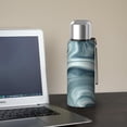 thumbnail image 5 of 20oz Stainless Steel Vacuum Insulated Coffee Mug with Tea Infuser and Cup Lid, Liquid & Marble Print, 5 of 6
