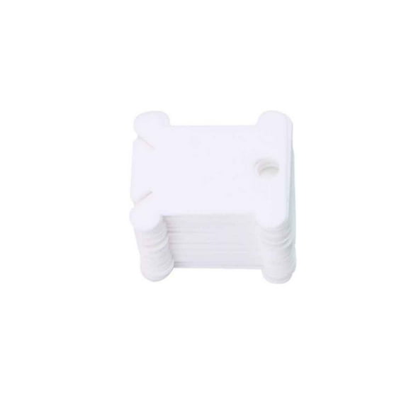 Billuyoard 100/120 Uds. Hilo de bordar para manualidades, bobina de hilo, punto de cruz, soporte de almacenamiento de plástico, costura, bordado Artesanía Blanco Billuyoard JJ9427-02