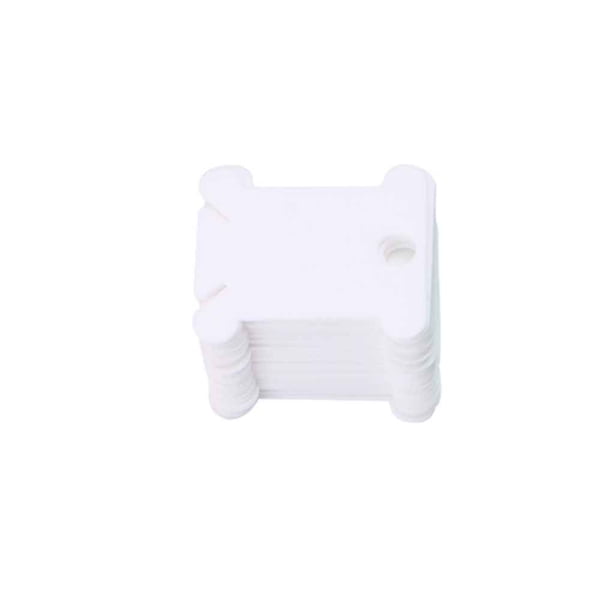 Injueey 100/120 Uds. Hilo de bordar para manualidades, bobina de hilo, punto de cruz, soporte de almacenamiento de plástico, costura, bordado Artesanía Blanco Injueey JJ9427-02