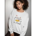 thumbnail image 2 of Life's Good Design Sweatshirt Women -Image by Shutterstock, Female 4X-Large, 2 of 4